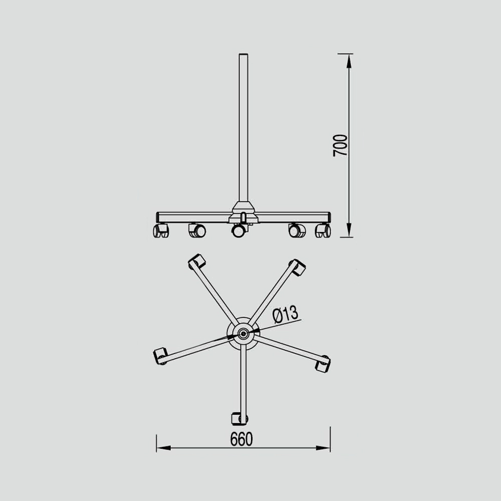 Штатив для лампы FS2, White, №15-1